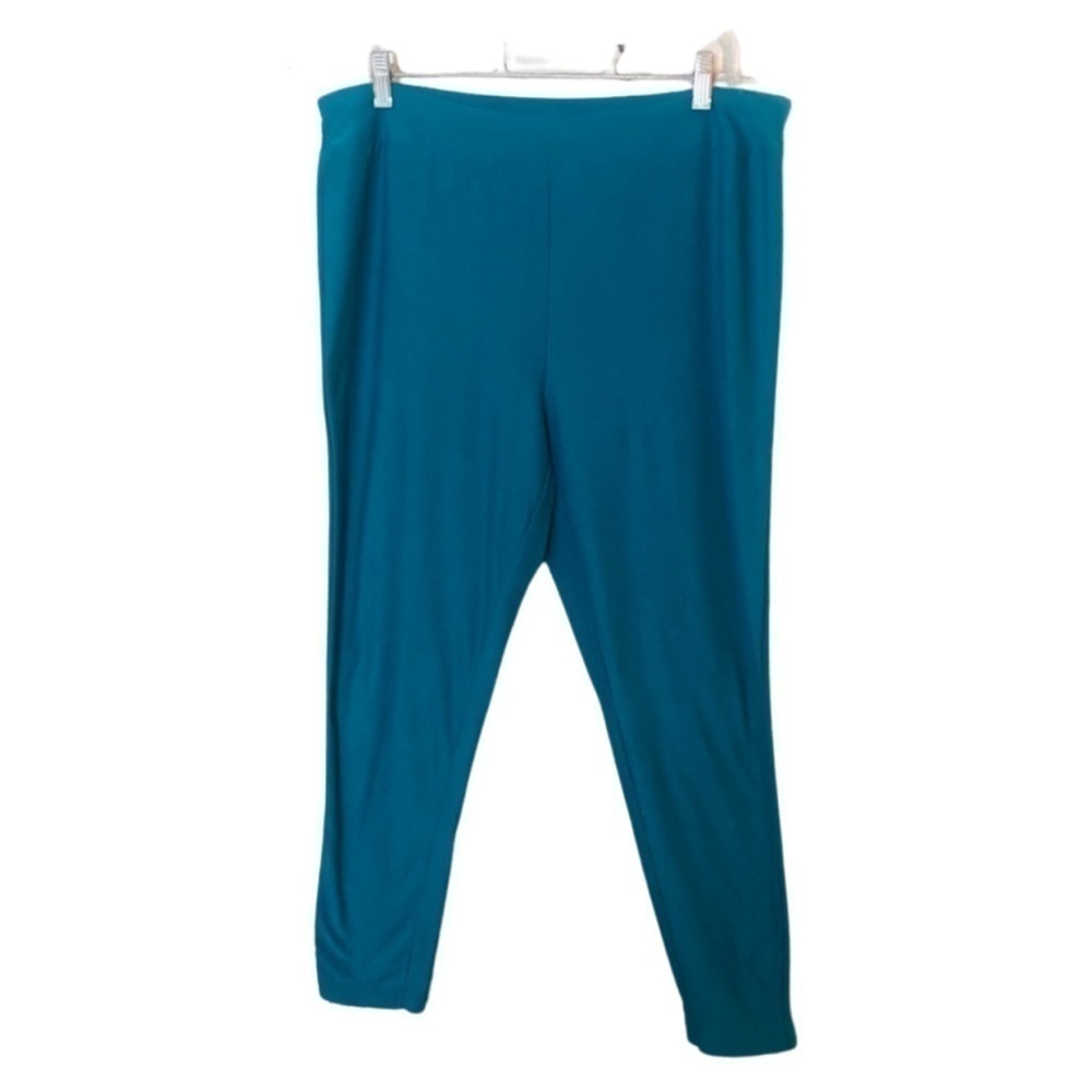 Teal Green Workout Joggers Size: 1X
